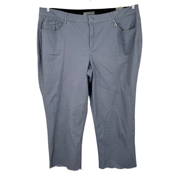Wit & Wisdom Pants Ab Solution high rise slim straight crop size 24W - Picture 1 of 4
